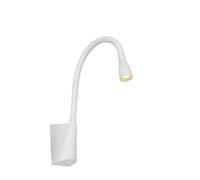 Lucide Bedside lamp, Aluminum, Integrated LED, 3 W, White