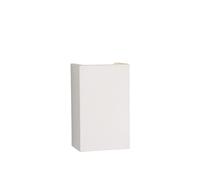 Lucide 'GIPSY' Dimmable Stylish Modern Rectangle Pipe Plaster Wall Light 1xG9 in White Lucide White