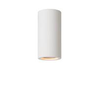 Lucide 'GIPSY' Modern Medium Surface Mounted Plaster Ceiling Spotlight 1xGU10 in White Lucide White