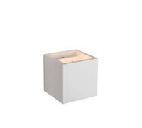 Lucide Gipsy Single Light Plaster Up & Down Wall Fitting In White Finish