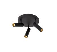 Lucide Grado Ceiling Spotlight Diameter 25Cm 3Xgu10 (Mr11) - Black