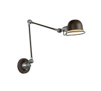 Lucide Honore Industrial Adjustable Arm Wall Light - 1Xe14 - Rust Brown