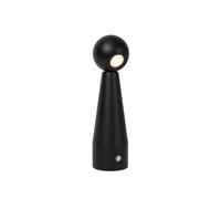 Lucide Ipsos Rechargeable Table Lamp Battery Pack Led Dim To Warm 3000K/3200K - Black, Black