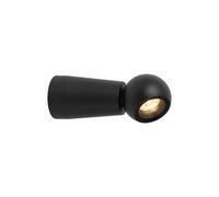 Lucide Ipsos Wall Light Bathroom - Led 2700K Ip54 - Black