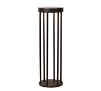 Lucide Jackson Bollard Light- Solar Diameter 16Cm Led Dim To Warm 2850K/3150K Ip65 - Day/night Sensor - Black