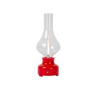 Lucide Jason LED Rechargeable Glass Touch Table Lamp - Red