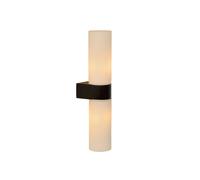 Lucide Jesse Twin Glass Wall Light - Black & White