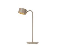 Lucide Jolan LED USB Rechargeable Desk Lamp - Taupe
