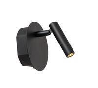 Lucide Jolijn - Rechargeable Bedside Lamp - Battery - 10,2 Cm - Led - 1X2W 3000K - With Magnetic Mounting System - Black