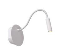 Lucide Jolijn - Rechargeable Bedside Lamp - Battery - 11 Cm - Led - 1X2W 3000K - With Magnetic Mounting System - White