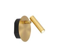 Lucide Jolijn - Rechargeable Bedside Lamp - Battery - 10,2 Cm - Led - 1X2W 3000K - Magnetic System - Matt Gold
