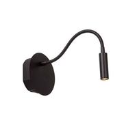 Lucide Jolijn Usb Rechargeable Swan Neck Reading Light Black