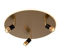 Lucide JUBEL - Flush ceiling light - 48 cm - LED Dim. - 2700K - Matt Gold / Brass