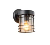 Lucide Keppel Outdoor Wall Light - Black