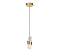 Lucide Kligande - Pendant Light - 13 Cm - Led - 1X9W 2700K - Matt Gold / Brass