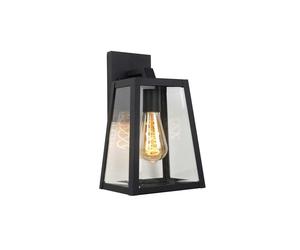 Lucide Large Matslot Outdoor Hanging Lantern Wall Light - Black