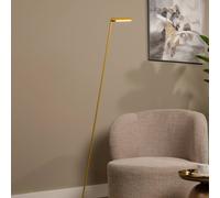 Lucide Lavale LED floor lamp, ochre yellow, dimmable, height 138 cm