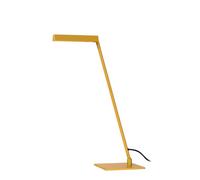 Lucide Lavale LED table lamp, ochre yellow, dimmable, height 42 cm