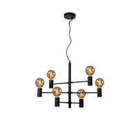 Lucide Leanne Modern Pendant Light - 6Xe27 - Black - Special Offer