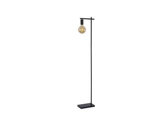 Lucide Leanne Single Light Floor Lamp In Black Finish