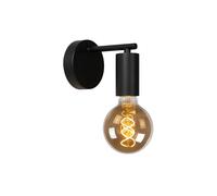 Lucide Leanne Single Light Wall Fitting In Black Finish