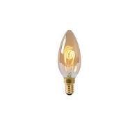 Lucide LED Bulb - Filament Bulb - Ø 3,5 cm - LED Dim. - E14-1x3W 2200K - Amber