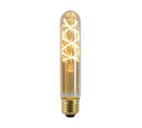 Lucide 12909 5w Very Warm White Dimmable LED Screw Cap Decorative Filament Tubular Bulb