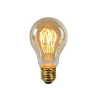 Lucide 4W Very Warm White LED Decorative Filament GLS Bulb with Dusk to Dawn Sensor Screw Cap