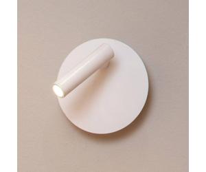 Lucide LED rechargeable wall spot Jolijn, white, Ø 10.2 cm, magnet