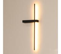'SEGIN' Non Dimmable Stylish Mountable Indoor Decor LED Wall Light Netlighting Black One Size