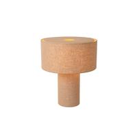Lucide Leeroy Single Light Medium Table Lamp - Taupe