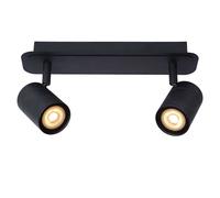 Lucide Lennert 2 Light LED Spotlight Plate - Black