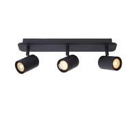 Lucide Lennert 3 Light LED Spotlight Plate - Black