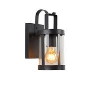 LUCIDE LINDELO - Wall Light Indoor/Outdoor - 1xE27 - IP23 - Black