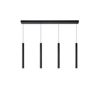 Lucide Lorenz 4 Light LED Bar Ceiling Pendant in Black Finish