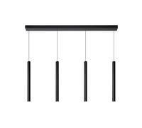 Lucide 'LORENZ' Dimmable Adjustable Stylish Indoor LED Bar Pendant Light in Black Lucide Black