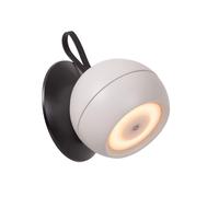 Lucide 'LUNEX' Dimmable Stylish Modern Outdoor Decorative LED Wall Light in White Lucide White