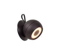 Lucide LUNEX - Wall light Outdoor - LED Dim. - 1x2W 3000K - IP54 - With magnetic mounting system - Black, Black