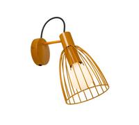Lucide Macarons Retro Wall Light - 1Xe27 - Ocher Yellow