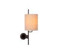 Lucide Magic Wall Light - 1Xe27 - With Usb Charging Point - Black, Black
