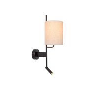 Lucide Magic Wall Light with Reading Light - Black