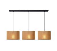 Lucide 'MAGIUS' Dimmable Adjustable Scandinavian Bar Pendant Light 3xE27 in Brown Lucide Brown