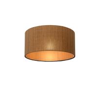 Lucide Magius Flush Ceiling Light - Rattan