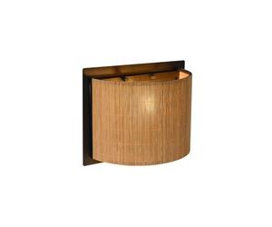 Lucide Magius Flush Wall Light - Rattan