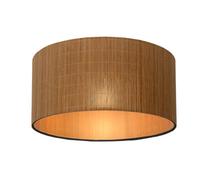 Lucide Magius Scandinavian Flush Ceiling Light 42Cm - 1Xe27 - Light Wood