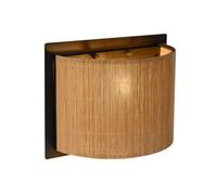 Lucide 'MAGIUS' Dimmable Indoor Scandinavian Style Decor Wall Lamp 1xE27 Lucide Brown One Size