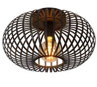 LUCIDE Manuela - Flush Ceiling Light - Ø 39,5 cm - 1xE27 - Black