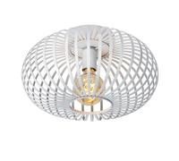LUCIDE Manuela - Flush Ceiling Light - 39,5 cm - 1xE27 - White