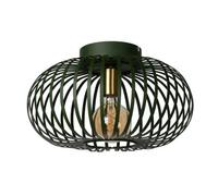 Lucide Manuela Flush Ceiling Light Green