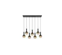 Lucide Marius 7 Light Bar Pendant - Black
